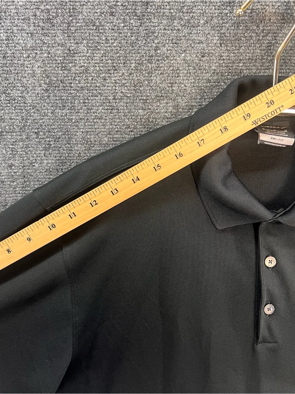 Nike Golf x Toyota Polo Shirt Mens Medium Black Dri-Fit Official Workwear Swoosh